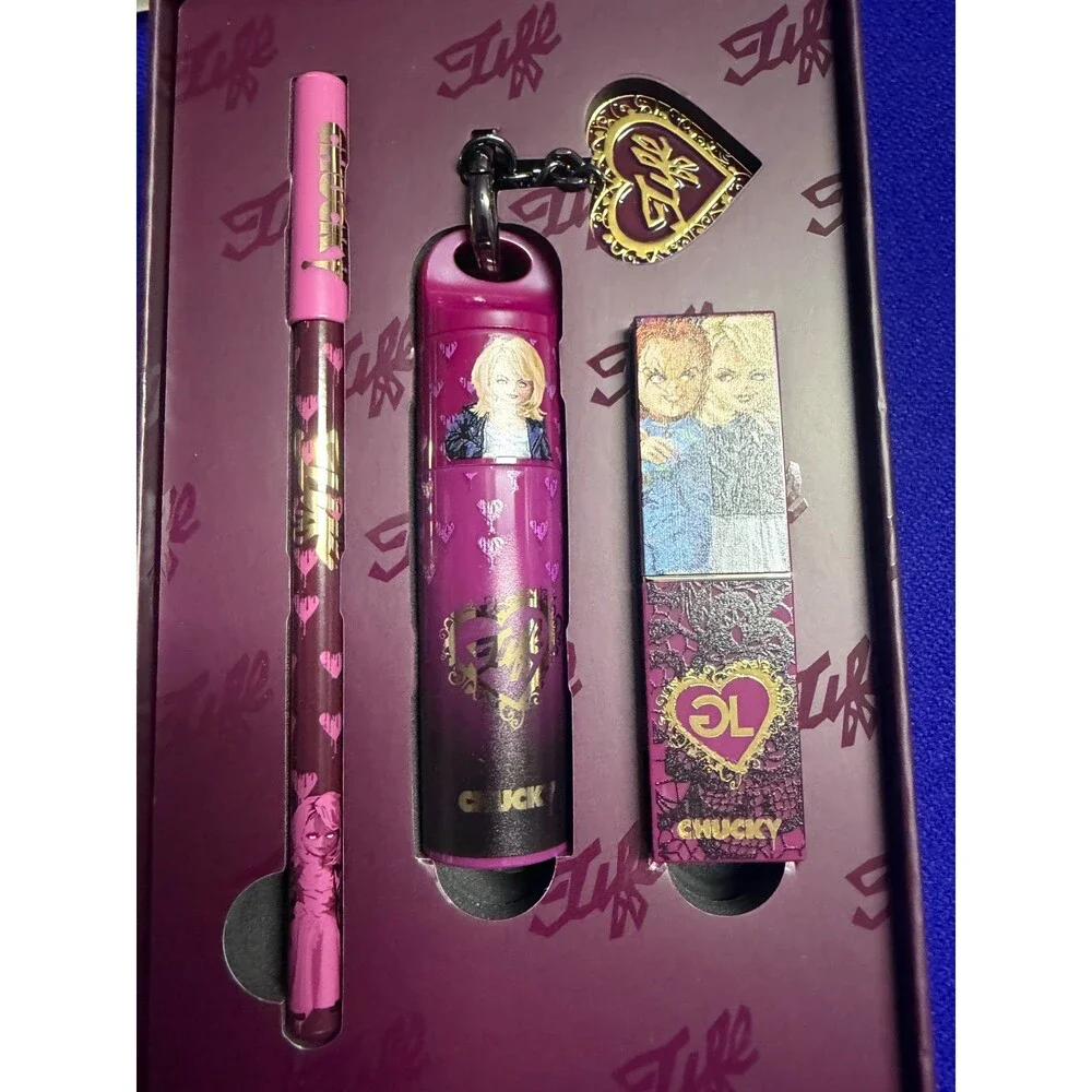 Glamlite x Bride Of Chucky Tiff Limited Edition Lip Kit 3 Piece Set